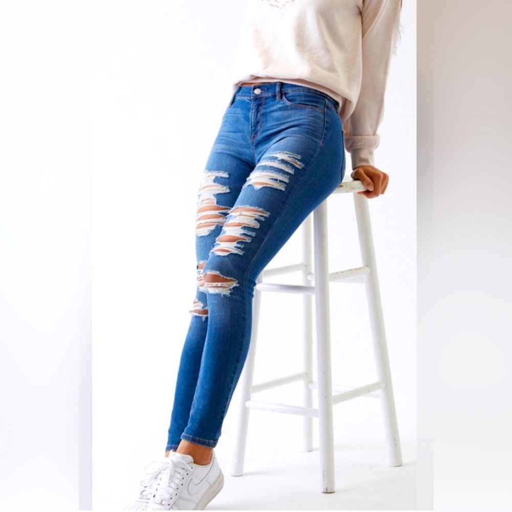 PACSUN Distressed Jegging- 28S